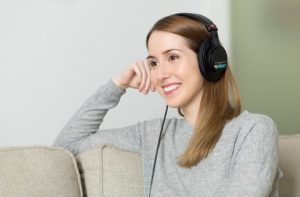 listening music