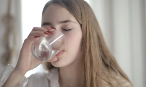 drinking water